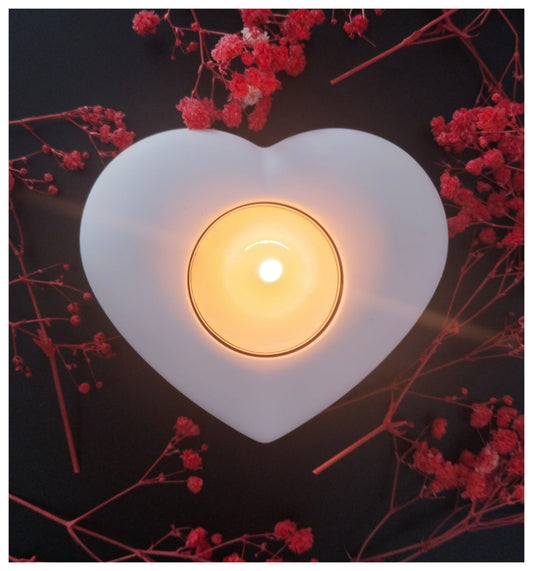 Corazón de yeso «Latido suave» [Refugio Interior]