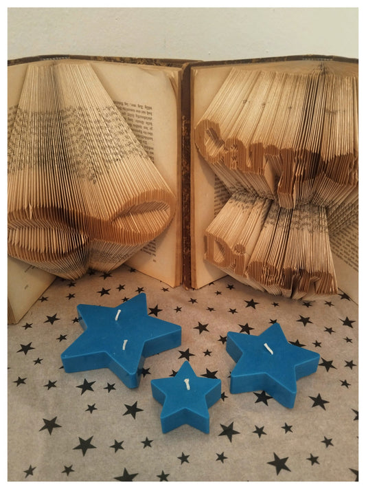 [Rutas de libertad] Estrellas color azul «Brújula de luz»