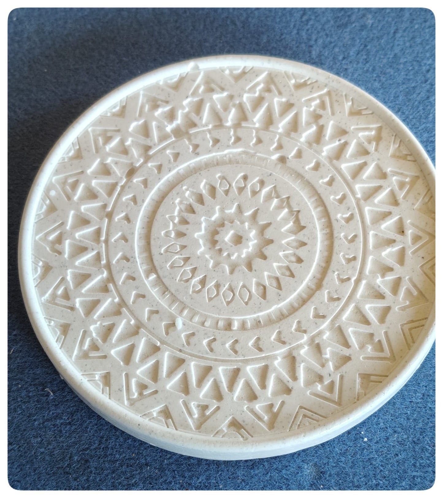 Set de porta incienso y posavelas «Ritual Mandala» [Refugio Interior]