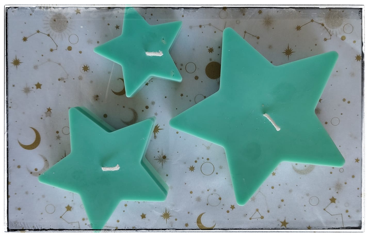[Rutas de libertad] Estrellas color verde «Brújula de luz»