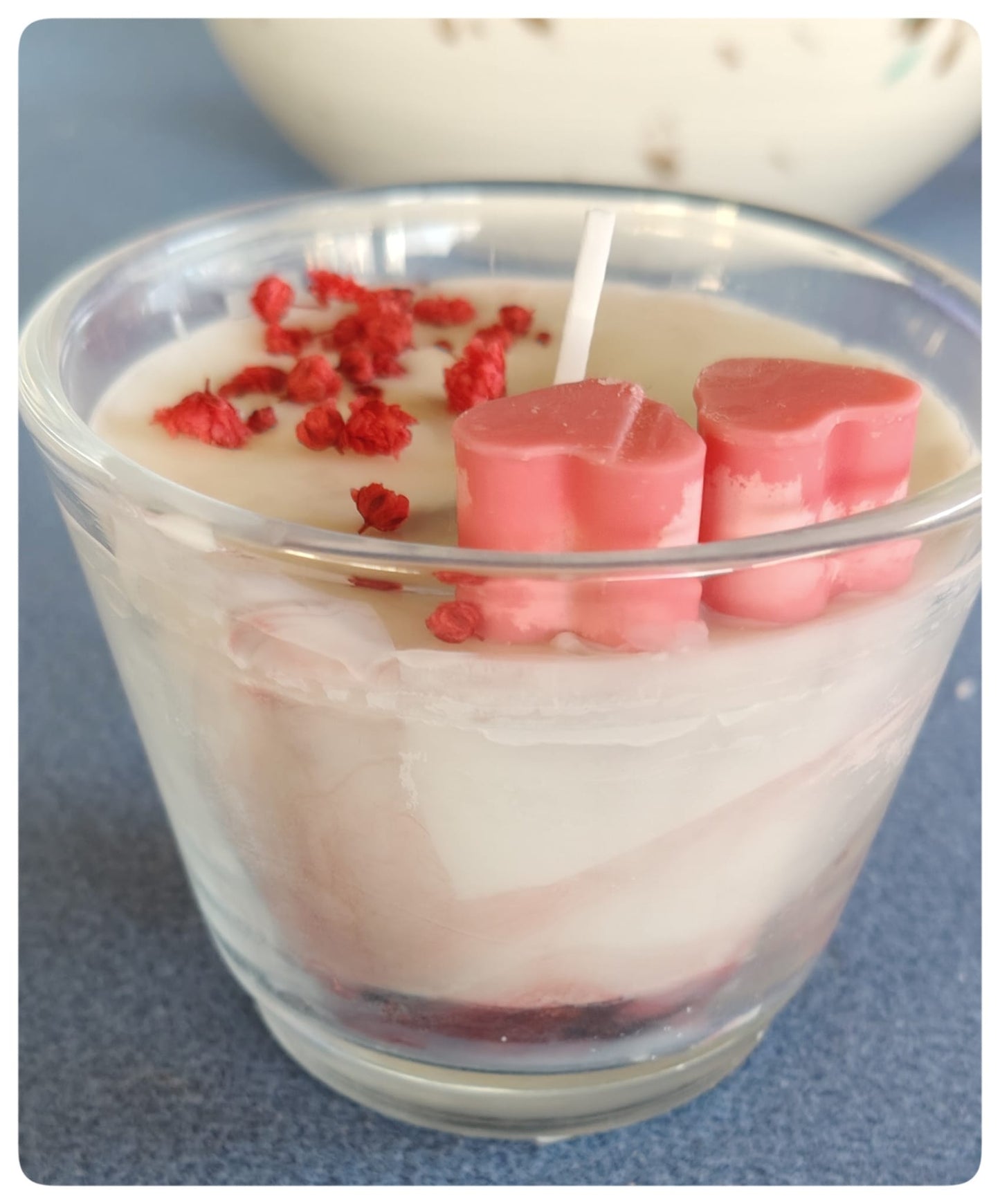 Vela marmoleada «Ondas de serenidad» [Refugio Interior]